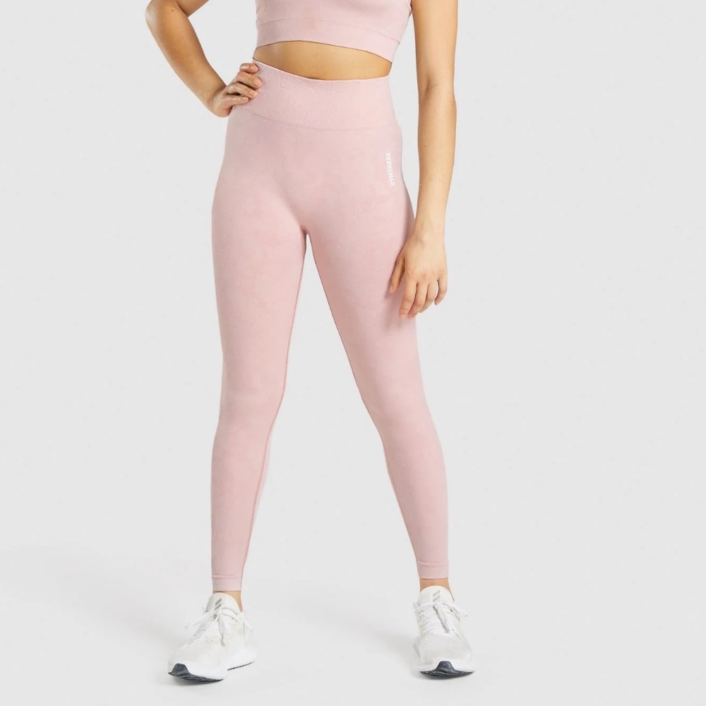 Pink camo gymshark leggings